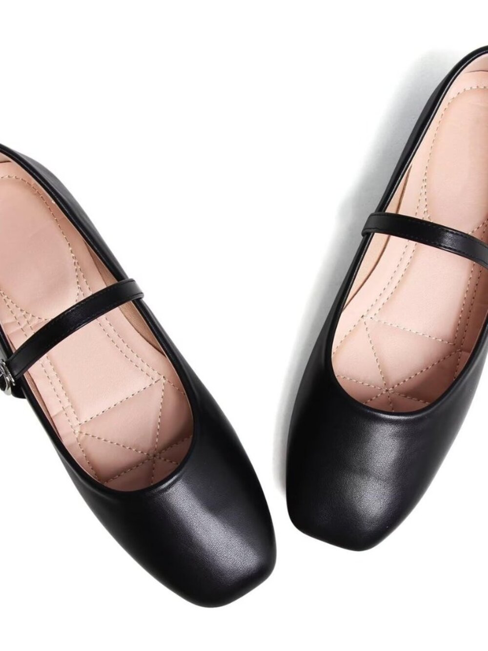 Women's Slip on Flats,Classy Round Toe Solid Classic Mary Jane Ballet Dance